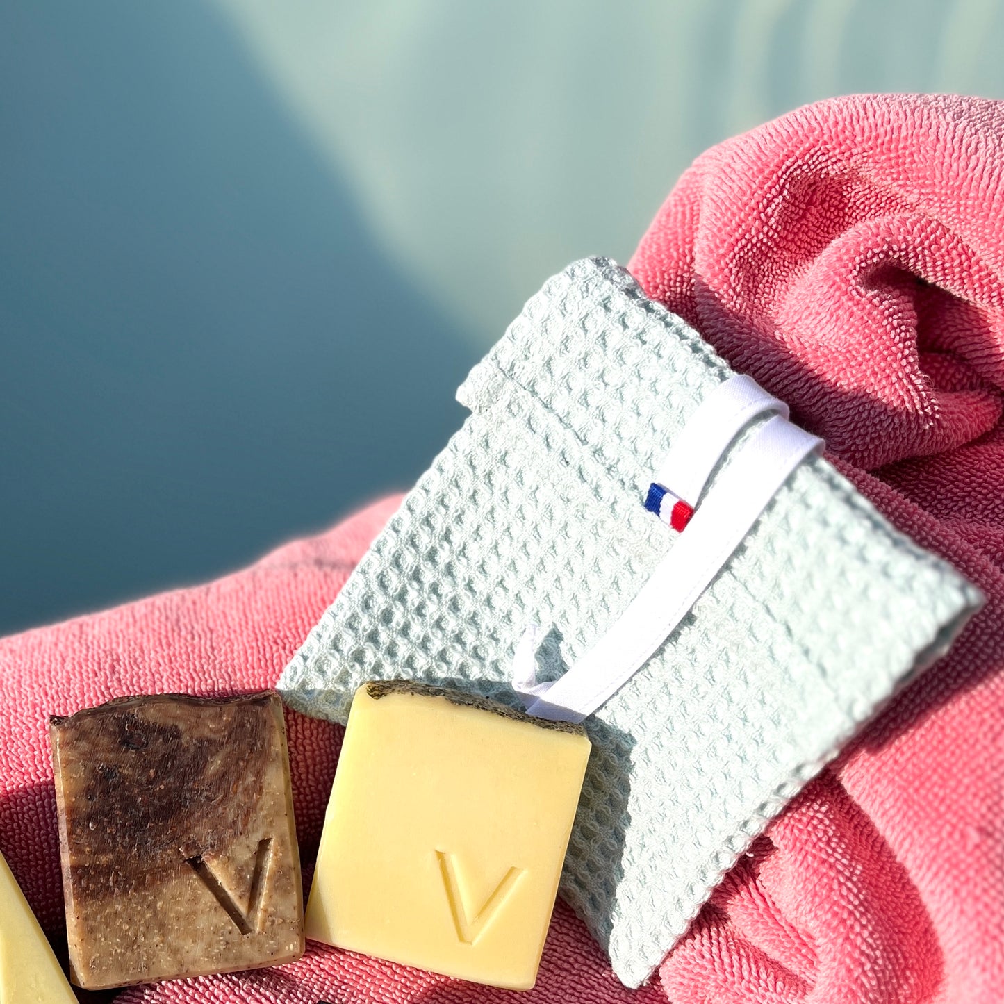 La pochette vacances + 2 savons