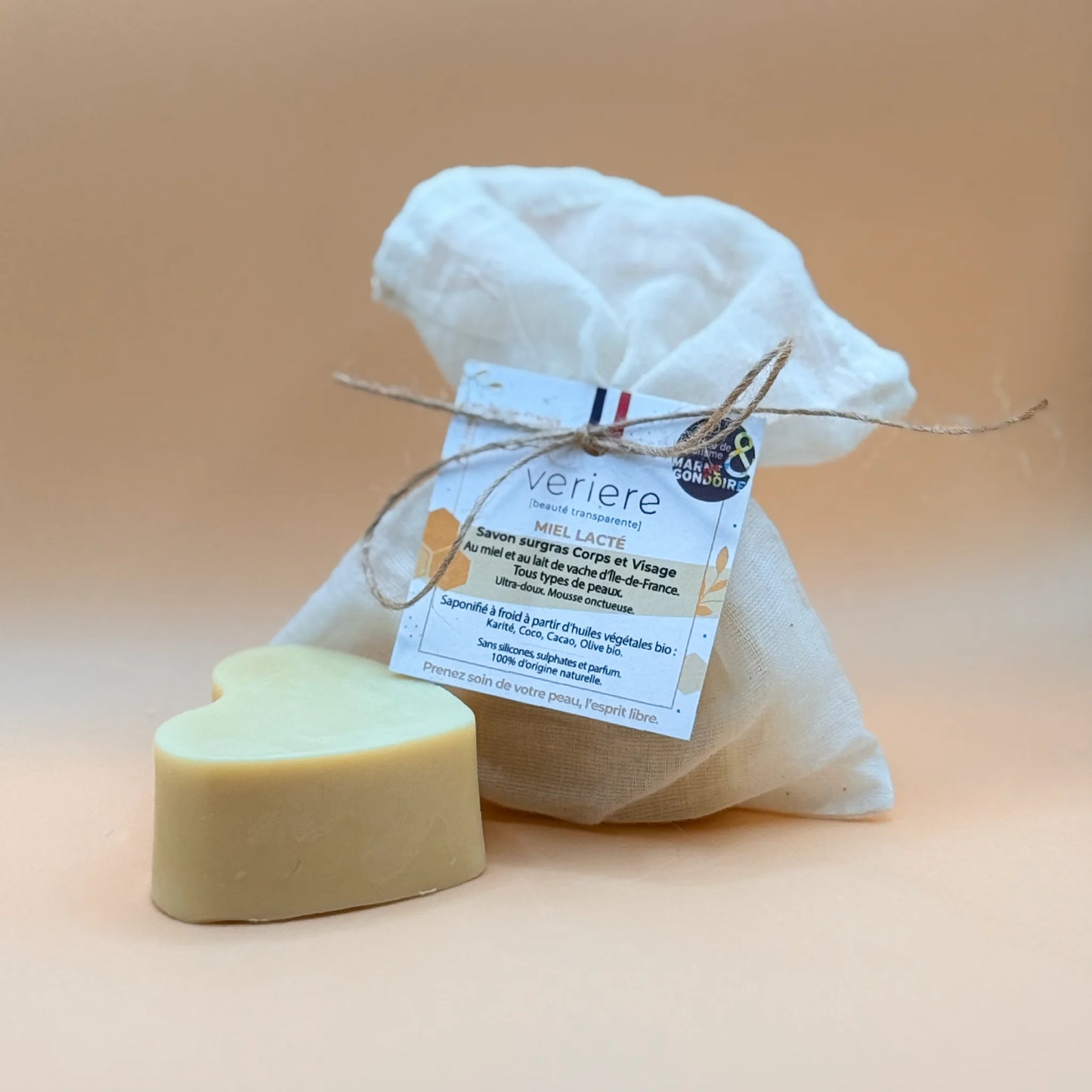 Le Pochon avec Savon Coeur Fête des Mères