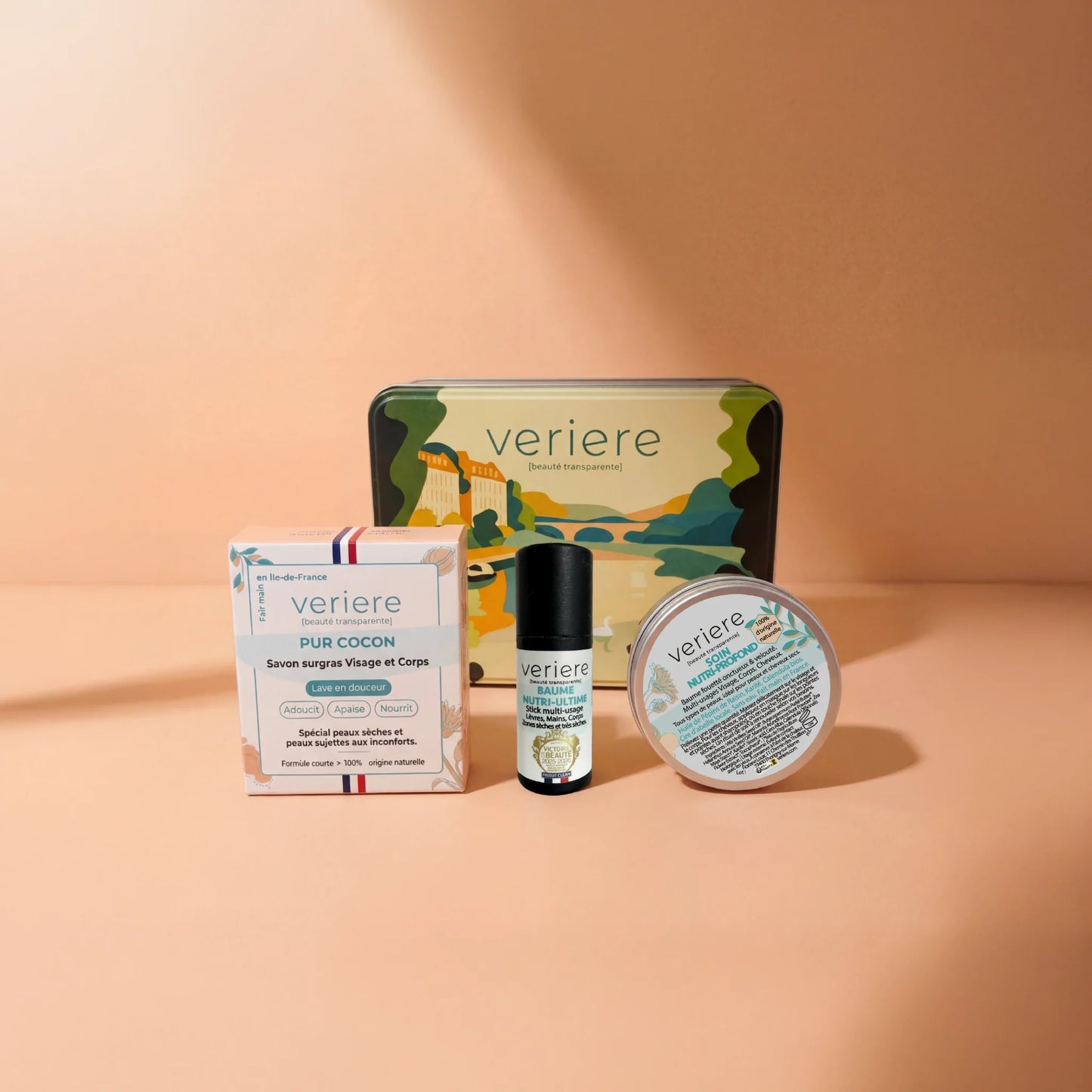 Routine Naturelle Peaux sèches Visage & Corps | Savon + Stick + Soin