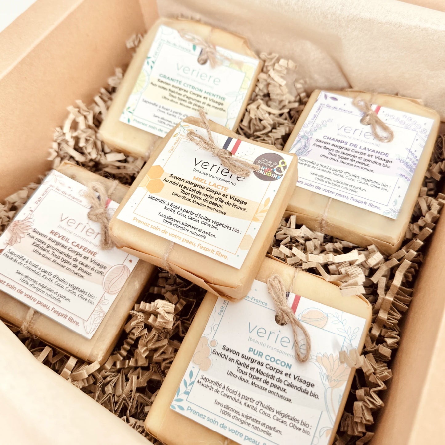 Ensemble des 5 savons