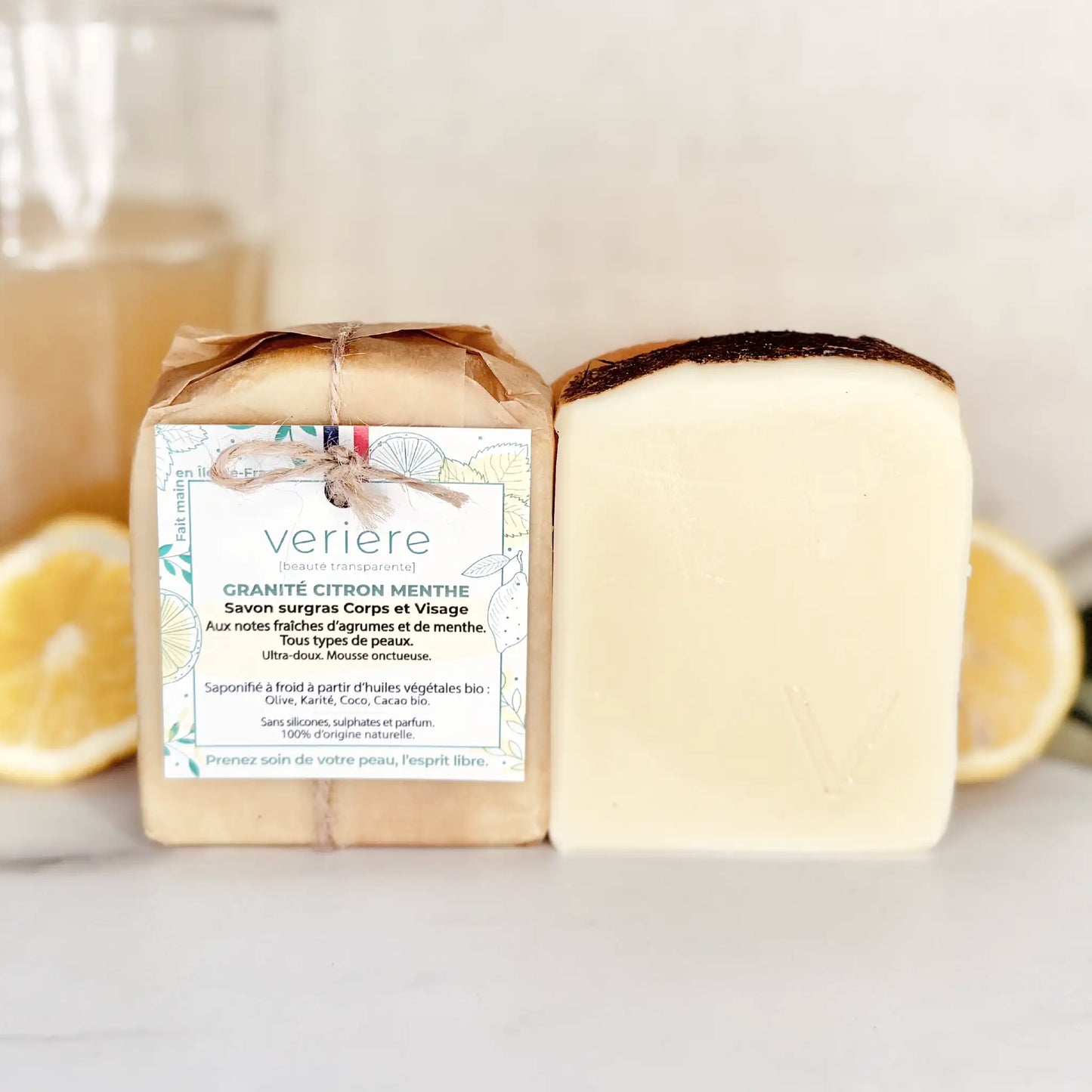 Lemon Mint Granita Soap