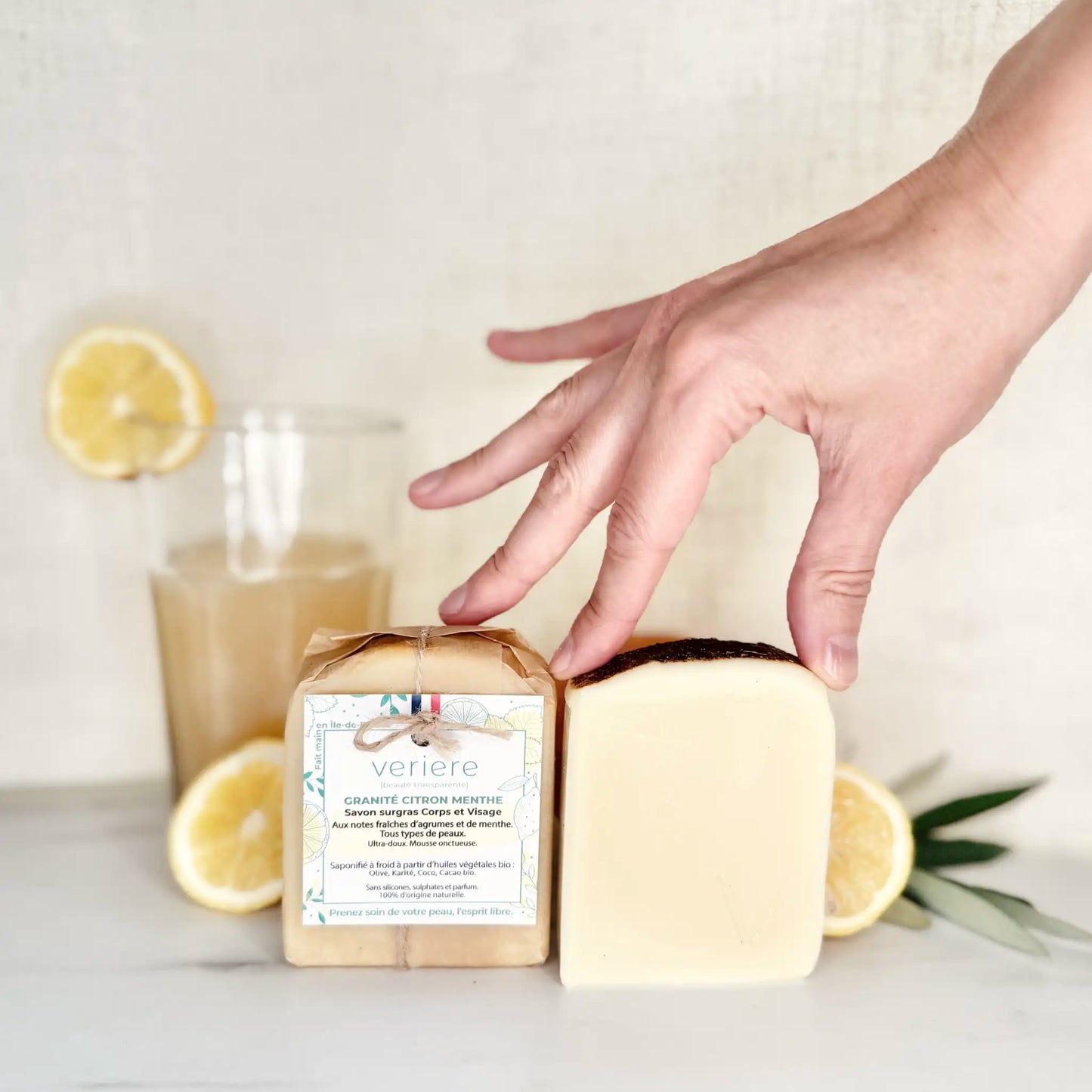 Le Savon Granité Citron Menthe
