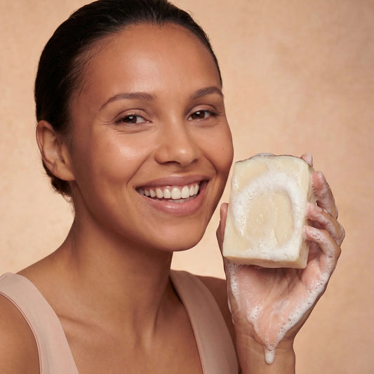 Jabón de granizado de limón y menta