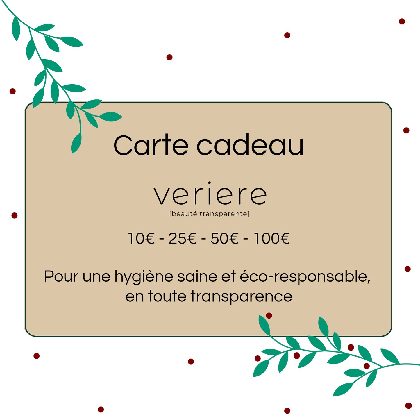 Offer a Veriere gift card