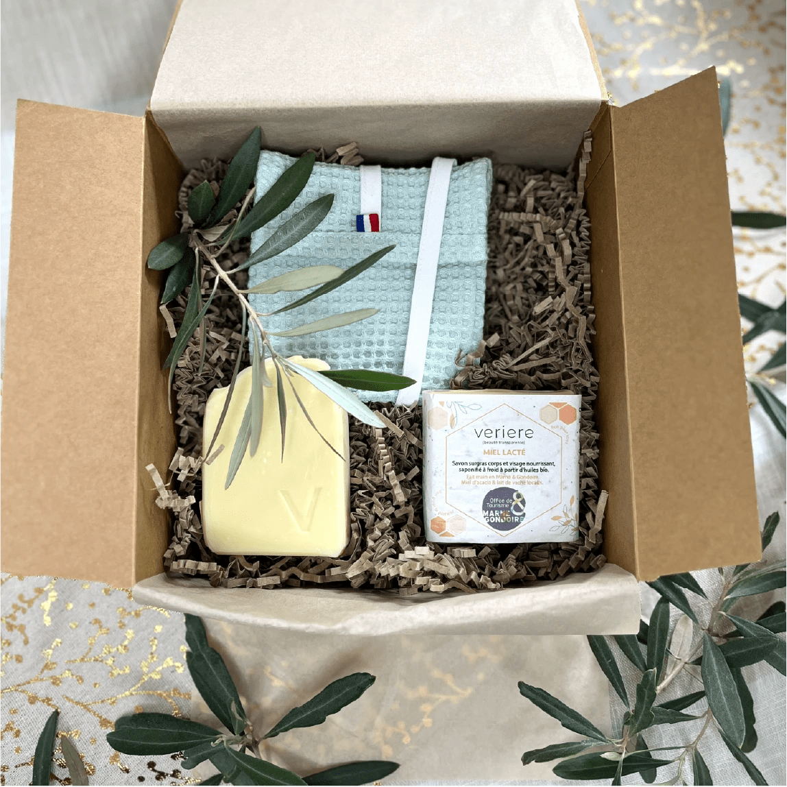 Zero waste soap box + pouch