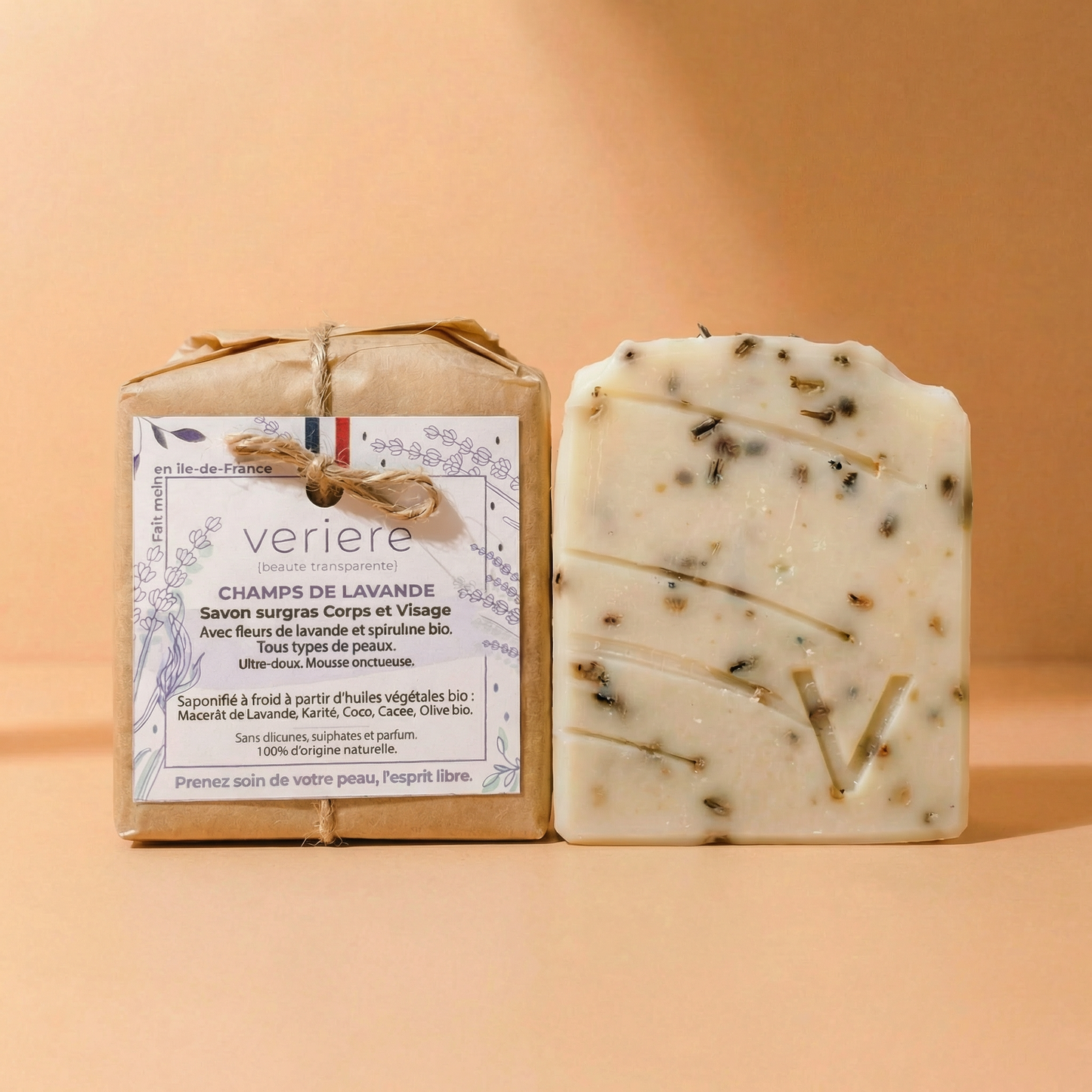Jabón de campos de lavanda