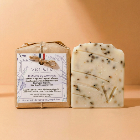 Jabón de campos de lavanda