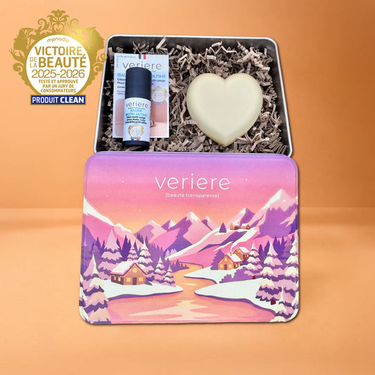 Coffret cadeau de Noël Baume & Savon Coeur