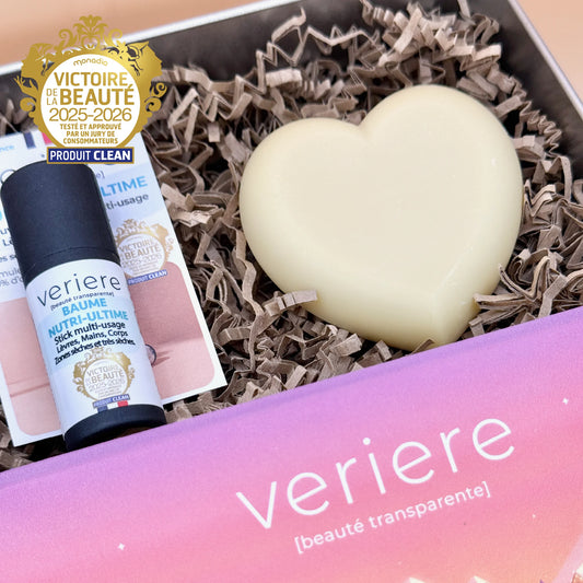 Coffret cadeau de Noël Baume & Savon Coeur