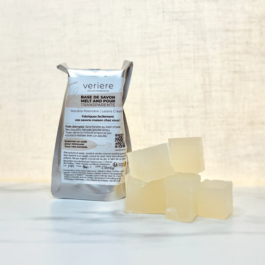 Base de Savon Melt and Pour transparente | Créez votre savon maison