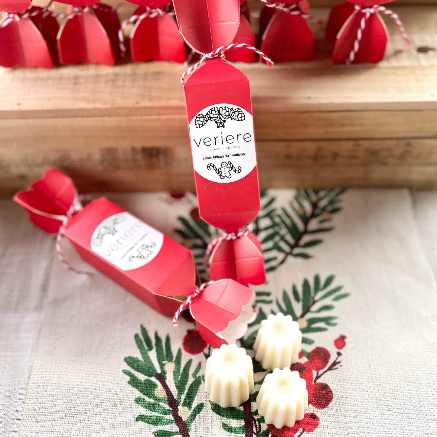 Le Cracker de savons cannelés de Noël