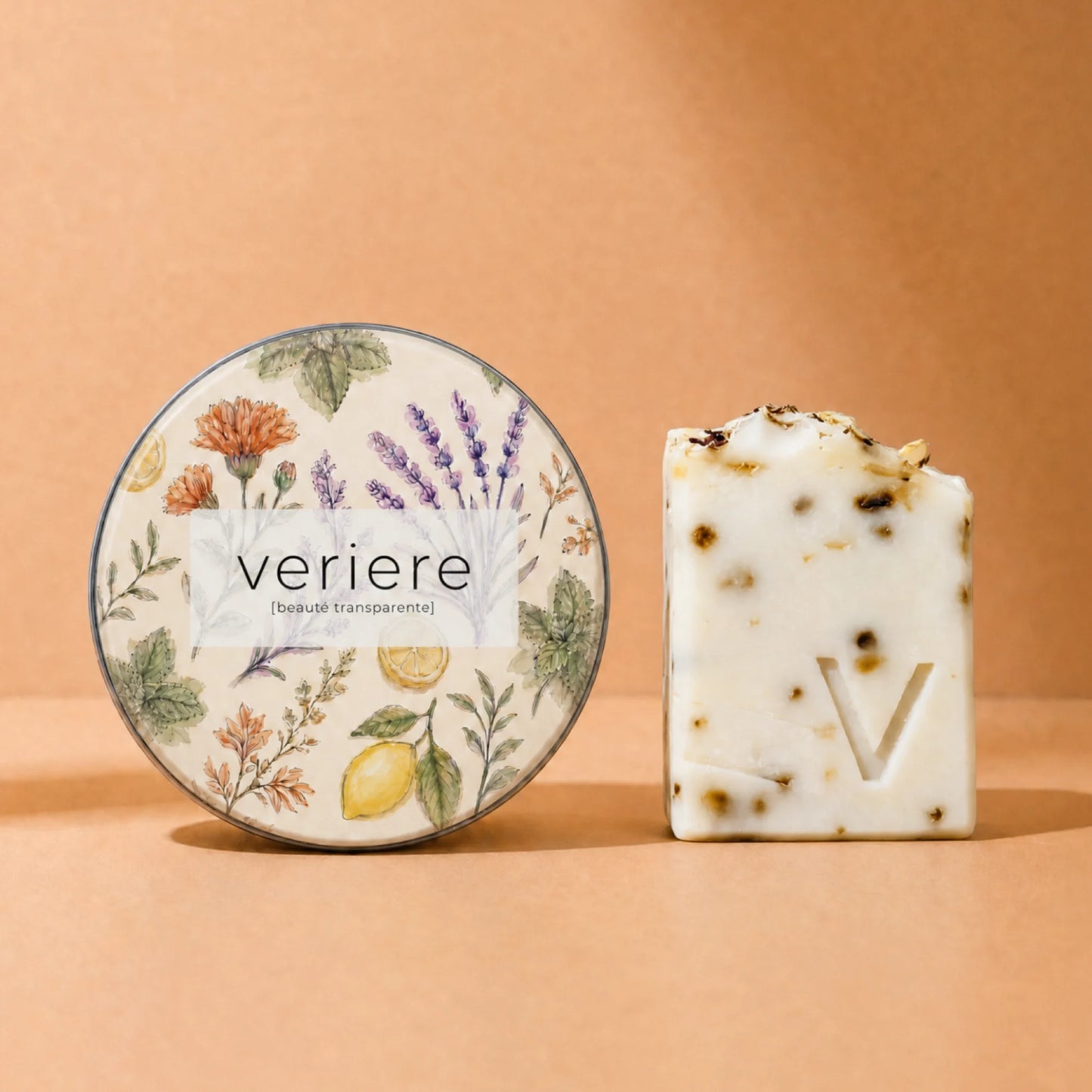 Boîte à savon et son savon local