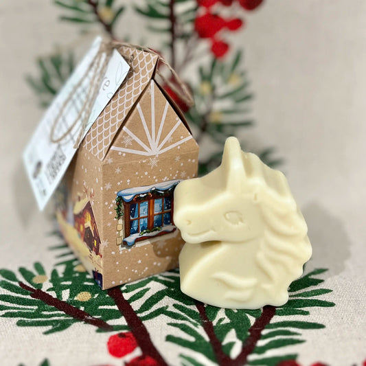 La Maisonnette et son savon Licorne de Noël