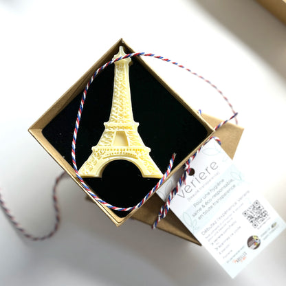 Savon Tour Eiffel Paris 2024 Veriere Cadeau Jeux Olympiques France bleu blanc rouge